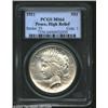 Image 1 : 1921 S$1 MS64 PCGS. Light pearl-gray color confirms the originality of this lustrous near-Gem. The c