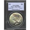 Image 1 : 1921 S$1 MS64 PCGS. This is one of the very few fully struck 1921 Peace Dollars we have ever seen. I