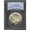 Image 1 : 1921 S$1 MS64 PCGS. Light golden-brown patina enriches the fields of this splendid first year repres