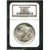 Image 3 : 1921 S$1 MS65 NGC. Blessed with a remarkably strong strike on both obverse and reverse, this piece i
