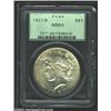 Image 1 : 1927-D S$1 MS64 PCGS. A highly lustrous near-Gem that has light golden-brown patina and a bold strik