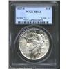 Image 1 : 1927-S S$1 MS64 PCGS. The obverse is fully brilliant, while the body of the eagle has a blush of tan