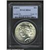 Image 1 : 1928-S S$1 MS64 PCGS. Small S mintmark. The reverse has lightly speckled green-gray patina, while th