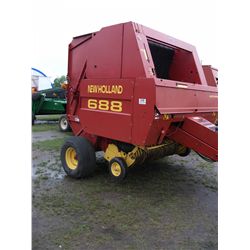 NEW HOLLAND 688 AUTO WRAP ROUND BALER