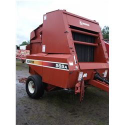 HESSTON 565A ROUND BALER WITH GATHERING WHEELS