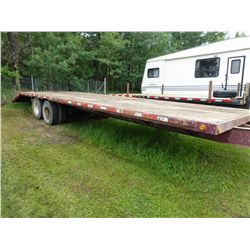 TRAILTECH 26' FLAT DECK PINTO HITCH TRAILER