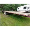 Image 1 : TRAILTECH 26' FLAT DECK PINTO HITCH TRAILER
