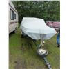 Image 1 : 12' FIBERGLASS BOAT AND 1977 CAULKINS TRAILER