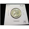 Image 1 : 1961 Washington Silver Quarter - Proof