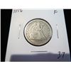 Image 1 : 1856 Seated Liberty Quarter - F