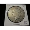 Image 1 : 1935 Peace Silver Dollar  - Initials scratched on Rev