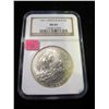 Image 1 : 1991-1995-D 1993 WWII World War 2 Silver Commemorative Dollar - NGC MS69