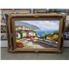 Image 1 : VINTAGE COLLECTIBLE FRAMED CANVAS PAINTING
