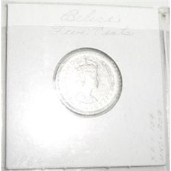 1986 BRITISH HONDURAS BELIZE FIVE CENTS *RARE HARD TO FIND-NICE EARLY UNC HIGH GRADE COIN*!!