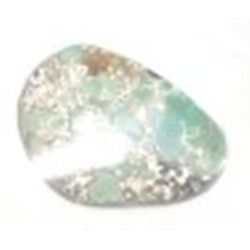 5.85 CARAT *NATURAL-GEM QUALITY* TURQUOISE CABOCHON GEMSTONE!! GEM CAME OUT OF SAFE!!