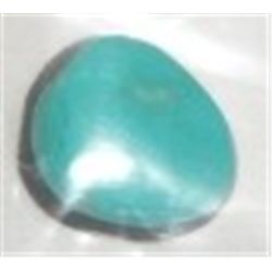 4.85 CARAT *NATURAL-GEM QUALITY* TURQUOISE CABOCHON GEMSTONE!! GEM CAME OUT OF SAFE!!