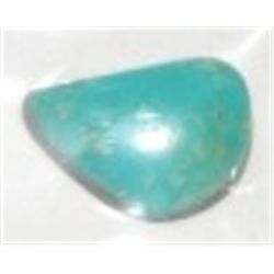 3.50 CARAT *NATURAL-GEM QUALITY* TURQUOISE CABOCHON GEMSTONE!! GEM CAME OUT OF SAFE!!