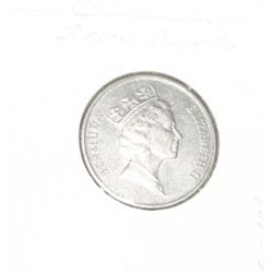 1996 BERMUDA FIVE CENTS *RARE HARD TO FIND-NICE EARLY UNC HIGH GRADE COIN*!! COIN CAME OUT OF SAFE!!