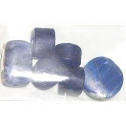 89.55 TOTAL CARATS OF ASSORTED *NATURAL* LAPIS LAZULI GEMSTONES *HOLED FOR JEWELRY*!!