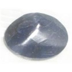 9.10 CARAT *HUGE* BLUE SAPPHIRE OVAL DIAMOND CUT & FACETED!! GEMSTONE CAME OUT OF SAFE!!