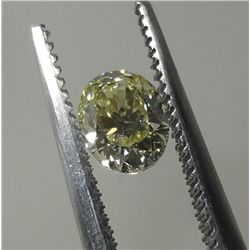 LOOSE DIAMOND EGL CERTIFIED, 57CT OVAL BRILLIANT CUT, SI1 CLARITY FANCY COLOR