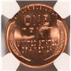 Image 3 : 1957 LINCOLN CENT, NGC MS-67 RED! RARE GEM++ NGC PRICE GUIDE $1380.00!