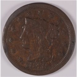 1848 LARGE CENT, FINE