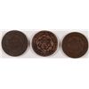 Image 2 : LOT OF ( 3 ) LARGE CENTS, 1822, 1825, 1837