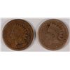Image 1 : LOT OF ( 2 ) 1860 INDIAN HEAD CENTS, G/VG