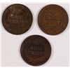 Image 2 : INDIAN CENTS: ( 2 ) 1879 AND ( 1 ) 1881, FINE,  NICE