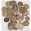 Image 1 : LOT OF ( 28 ) FOREIGN SILVER COINS, VARIOUS COUNTRIES, SOME OLDER DATES