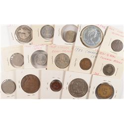 DEALER LOT OF ( 23 ) FOREIGN COINS, SOME BETTER DATES AND COINS, NICE LOT!