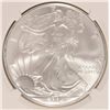 Image 2 : 2004 AMERICAN SILVER EAGLE, NGC MS-69 NICE!