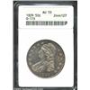 Image 1 : 1829 50C AU55 ANACS. O-115, R.1. Sharply struck with bright surfaces that are semi-reflective in the