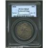 Image 3 : 1836 50C Lettered Edge MS65 PCGS. O-104a, R.3. Deeply and originally toned with iridescent green, gr