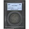 Image 1 : 1862 50C PR61 PCGS. Steel-gray and golden-rose toning covers each side (to varying degrees) with bri