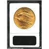 Image 2 : 1913-D $20 MS61 ANACS. Both sides are bright and lustrous with rich orange-gold color. The strike is