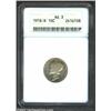 Image 1 : 1916-D 10C AG3 ANACS. Heavily worn into the rims with a light overlay of tan patina and charcoal acc