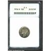 Image 1 : 1916-D 10C Good 4 ANACS. Brilliantish-silvery surfaces with a deep accent of charcoal around the dev