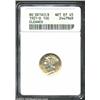Image 1 : 1921-D 10C--Cleaned--ANACS. AU Details, Net XF45. The peripheries have hints of lemon-gold color. Al