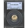 Image 1 : 1923-S 10C MS64 Full Bands PCGS. Lilac and silver-gray in color. A sharply struck and lustrous near-