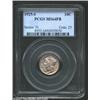 Image 1 : 1925-S 10C MS64 Full Bands PCGS. Light apricot and lilac patina. Boldly struck in the centers, with.