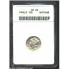 Image 1 : 1942/1 10C XF45 ANACS. The left reverse border has a blush of golden-brown color. The borders and de