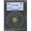 Image 3 : 1875-S 20C MS66 PCGS. Fully struck in all areas, the surfaces are highly lustrous with cartwheel she
