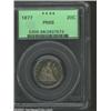 Image 3 : 1877 20C PR66 PCGS. The 1877 is the first of two proof-only issues at the end of the Twenty Cent ser