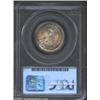 Image 2 : 1854 25C Arrows MS63 PCGS. Splendid tobacco-brown patina graces the peripheries of this lustrous and