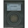 Image 3 : 1862 25C MS65 PCGS. The 1862 is a scarcer issue but it is not quite as elusive as later dates struck