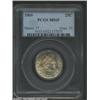 Image 1 : 1909 25C MS65 PCGS. Sharply struck with satiny luster, the obverse has a light accent of golden with