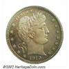 Image 1 : 1910 25C PR67 PCGS. The fields are very deeply mirrored and the surfaces appear flawless, even under