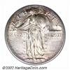 Image 1 : 1916 25C MS63 Full Head PCGS. Few high grade examples were set aside of the 1916 Standing Liberty Qu
